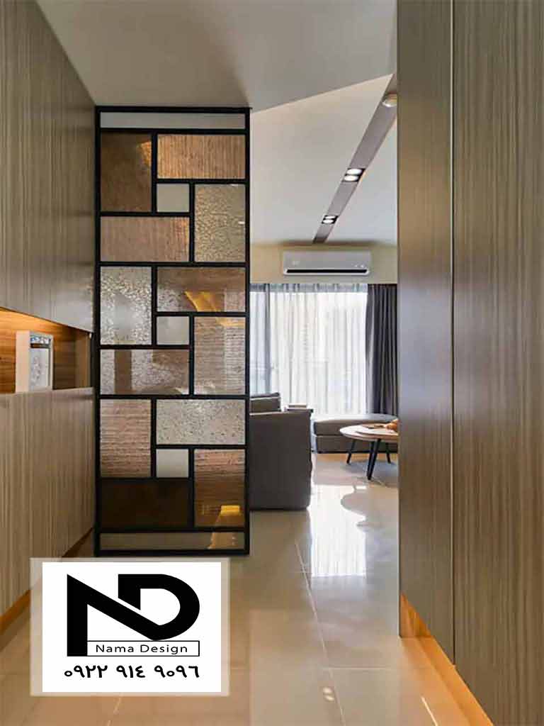 طراحی و اجرای پارتیشن شیشه ای در ساختمان مسکونی 1