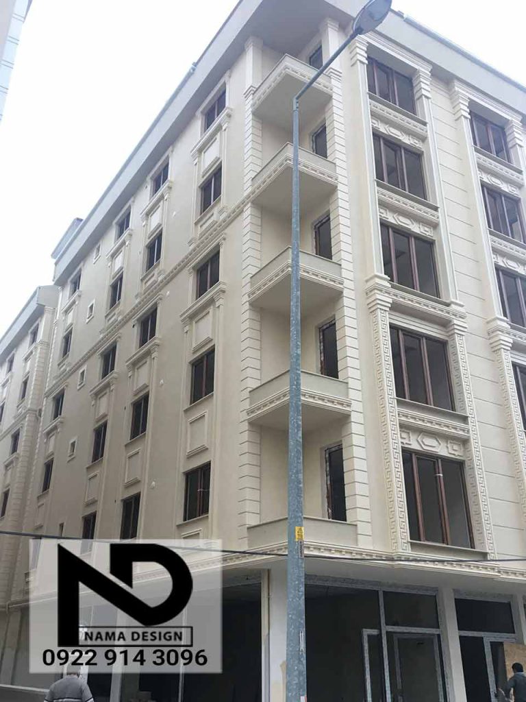 نمای نئوکلاسیک 5 برآورد هزینه اجرا و طراحی نمای نئوکلاسیک