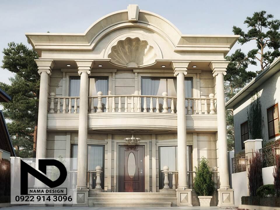 هزینه طراحی ویلا 4 هزینه ویلای کلاسیک