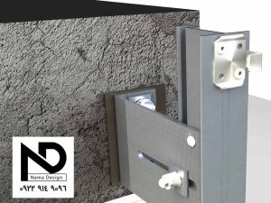 دیتیل اجرای نمای سرامیک خشک
