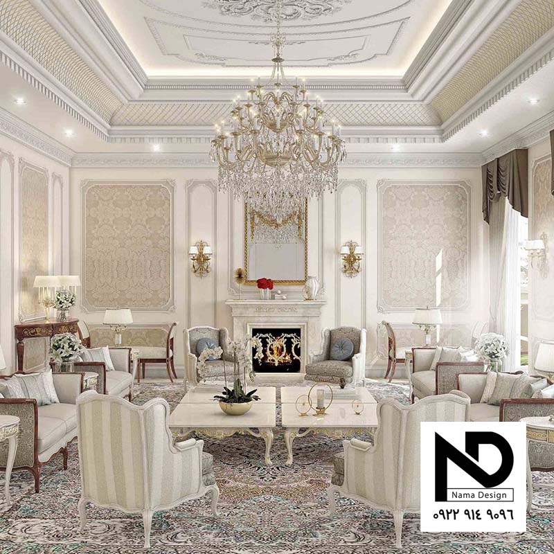 طراحی لابی کلاسیک