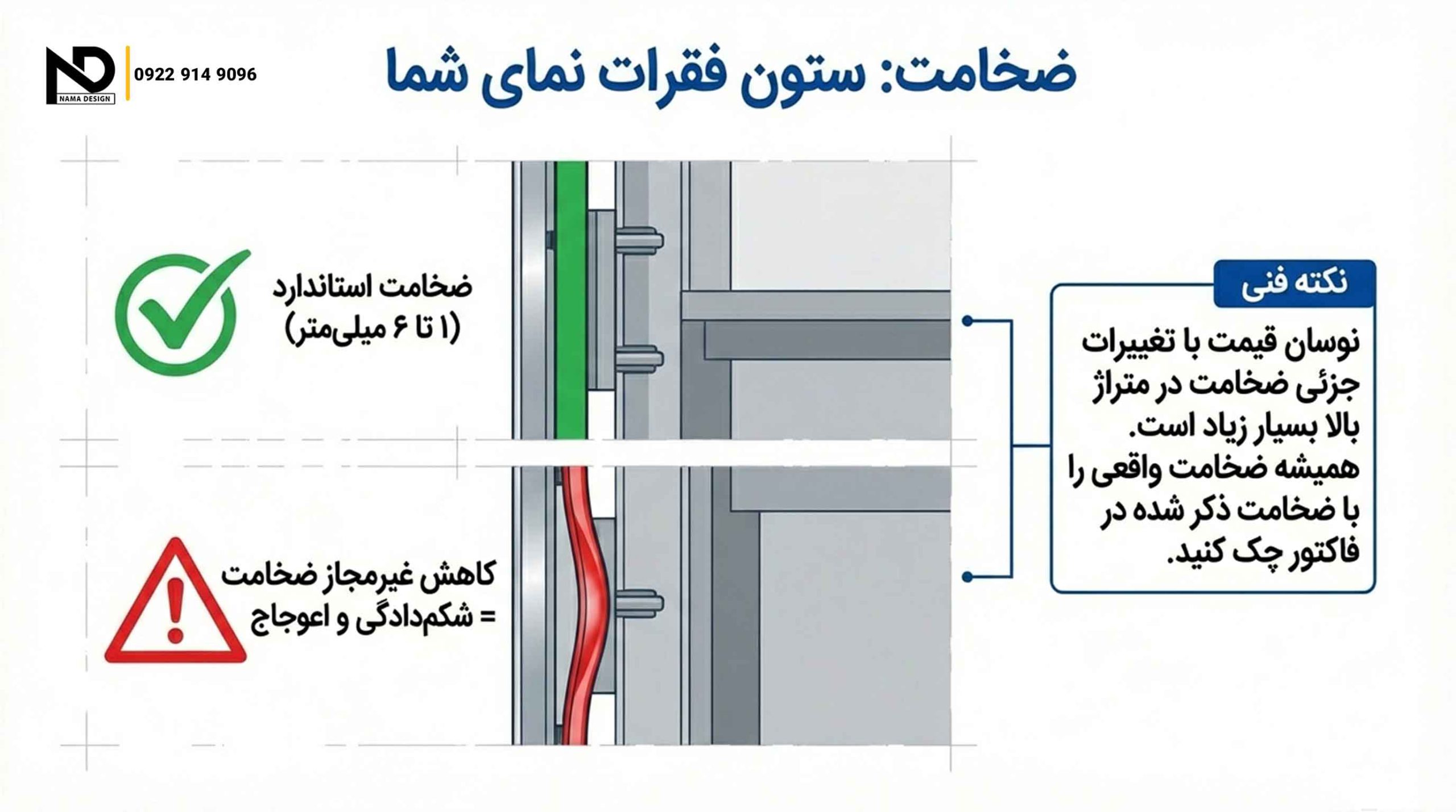 نمای استرچ متال scaled