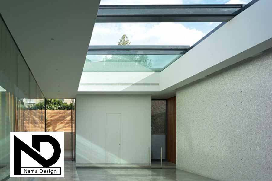 خانه با سقف شیشه ای