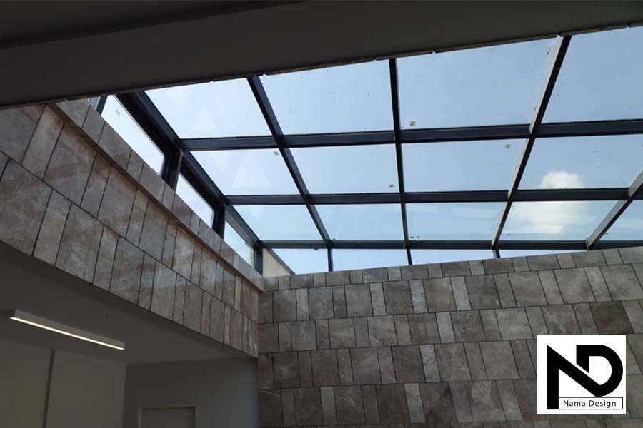 سقف شیشه ای منزل