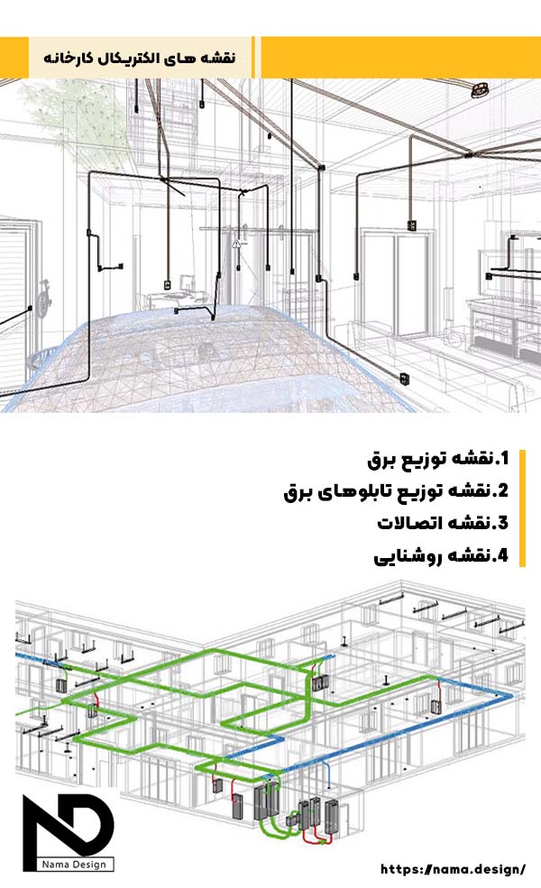 طراحی الکتریکال کارخانه