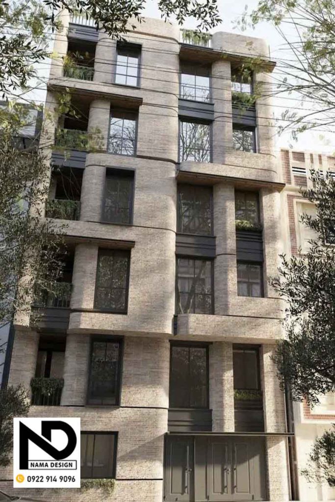 طراحی نمای ساختمان به سبک مینیمال